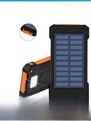 Outdoor Waterproof Solar Charging Treasure 20000 MA Large Capacity Mobile Phone Portable Mobile Power Wholesale